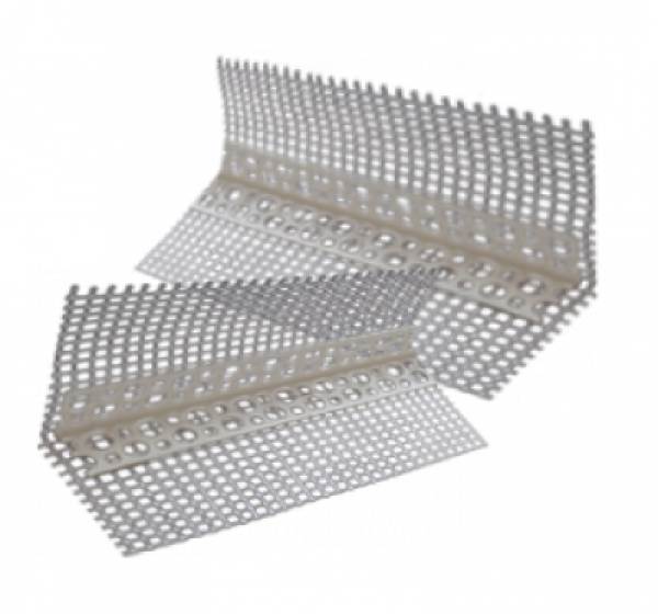 Фасадний кутник з сіткою Пластекс 7х7см