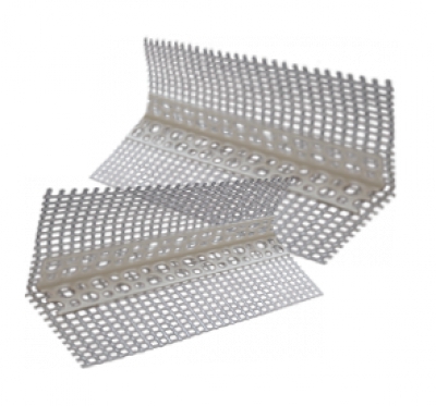 Фасадний кутник з сіткою Пластекс 7х7см