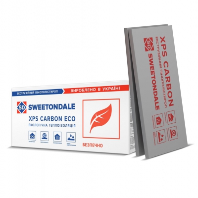 CARBOLEX ECO ᐉ 40 ММ XPS ᐉ екструдований пінополістирол 【Техноніколь】ПЛИТА "1180 х 580 х 40 мм"